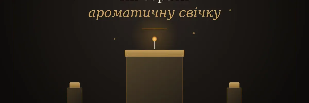 Як обрати ароматичну свічку для дому