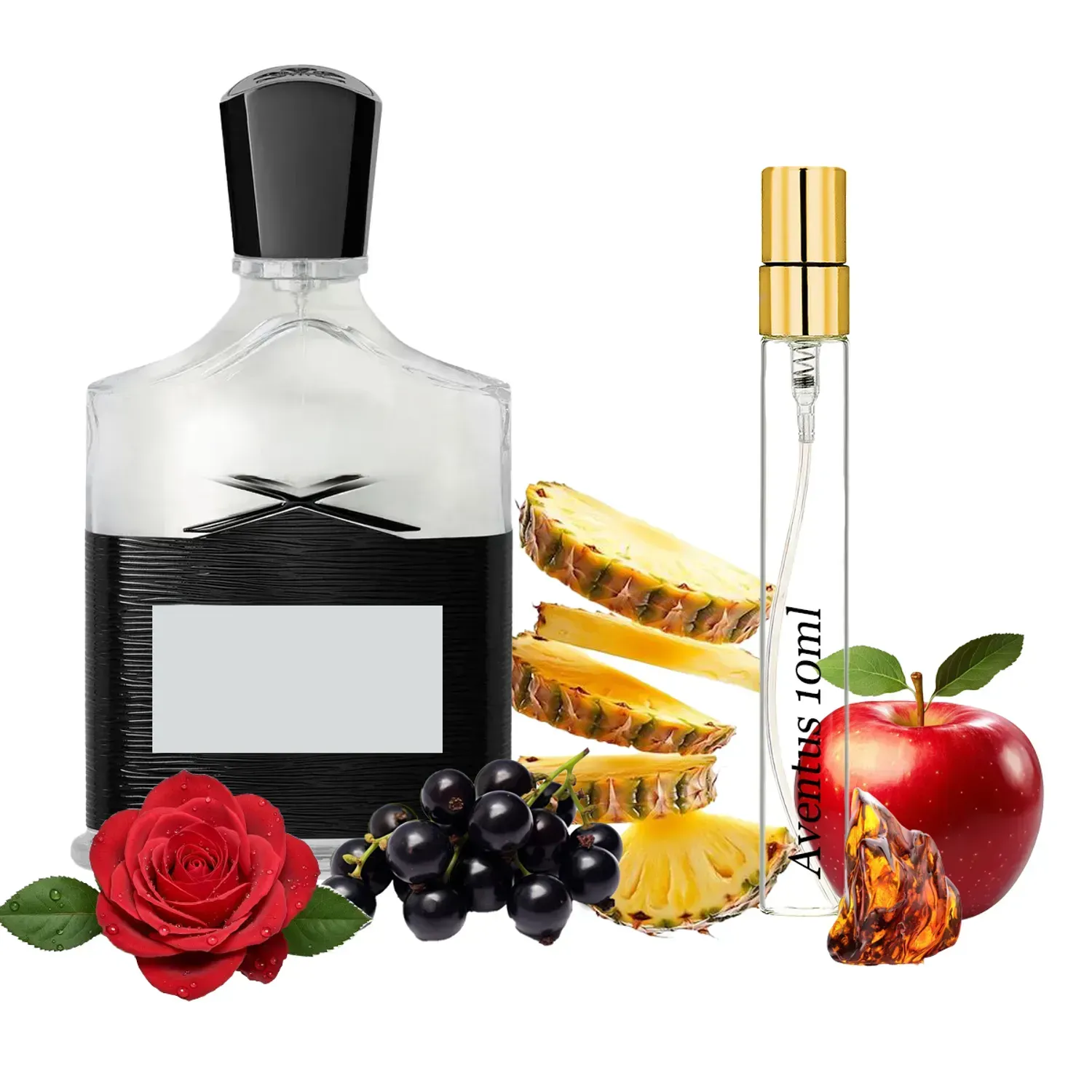 Чоловічий аромат S&V Aventus Eau de Parfum 10мл, Travel Парфум для чоловіка, стійкий одеколон, оригінальні Travel Парфуми