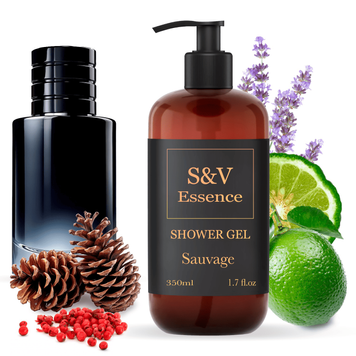 S&V Essence Гель для душа Sauvage 350ml 196Г фото