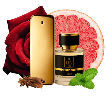 Парфума чоловіча S&V One Million Eau de Toilette 50 мл, молодіжний одеколон, туалетна вода для чоловіків 242С фото