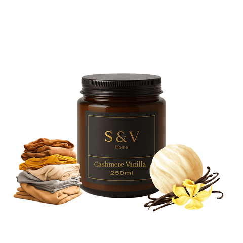 Ароматична свічка S&V Essence Кашемірова Ваніль 250 мл 7sv фото