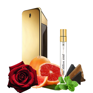 Travel Парфума чоловіча S&V One Million Eau de Toilette 10мл, молодіжний одеколон, туалетна вода для чоловіків 242Travel фото